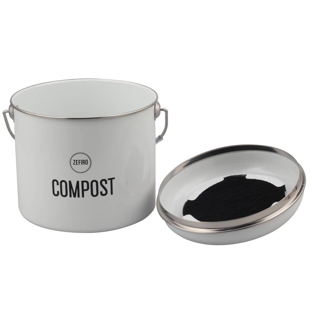 Compost Bin 0.8 Gallons - White