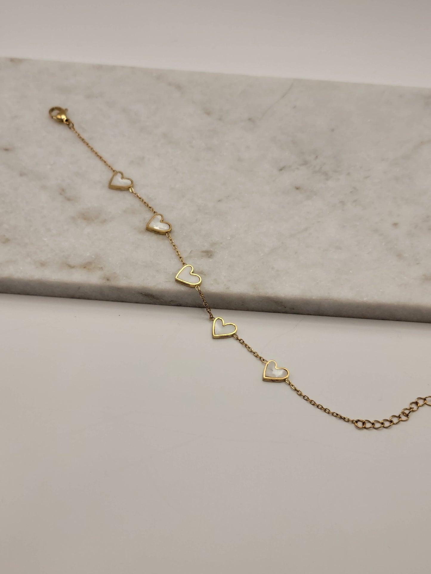 "So Lovely" 18K Gold Chain Charm Bracelet for Clothing Shops