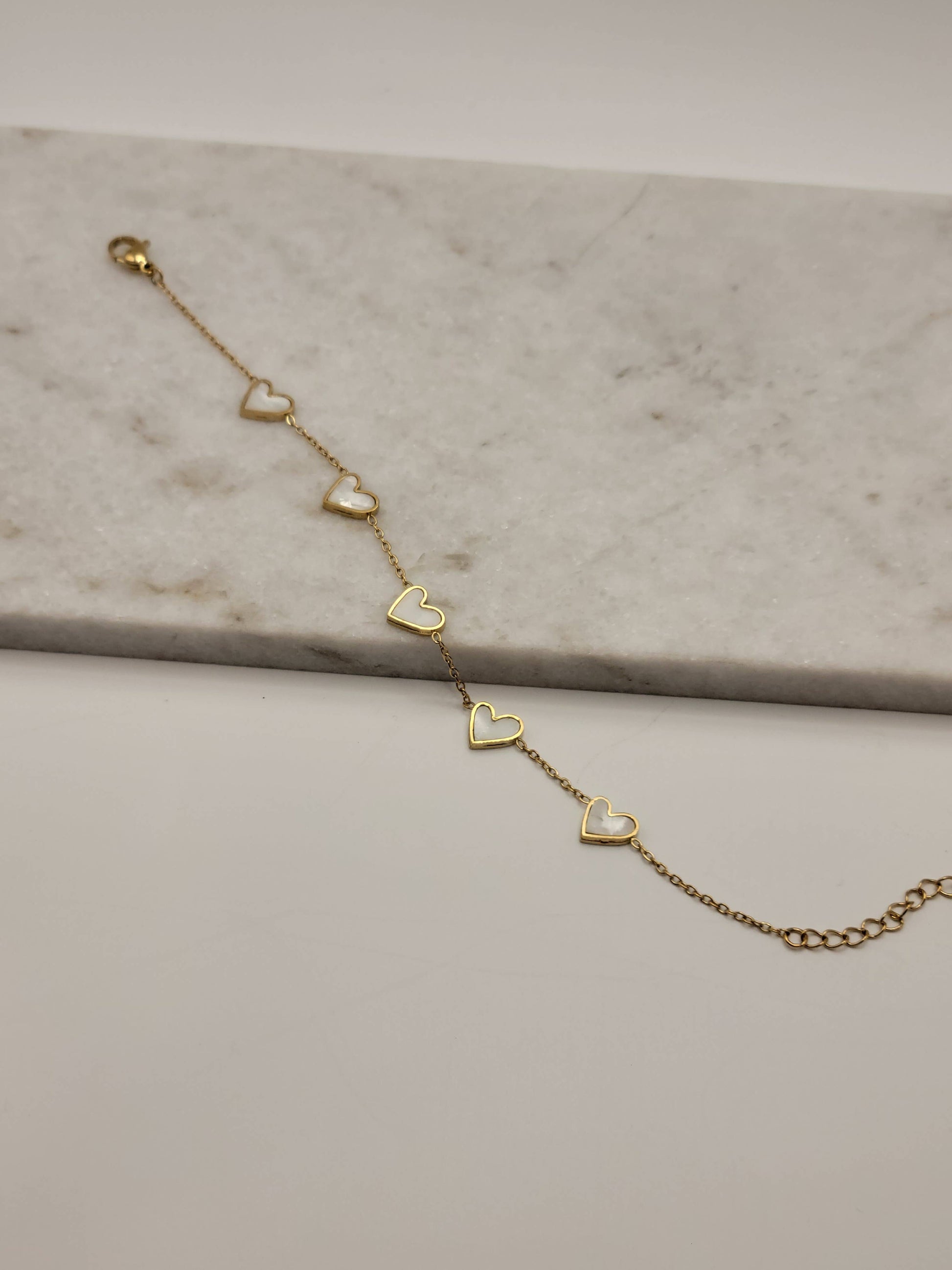 "So Lovely" 18K Gold Chain Charm Bracelet for Clothing Shops