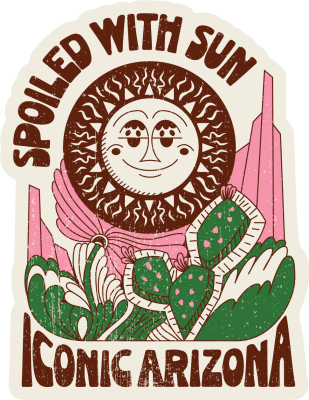 Spoiled With Sun Sticker