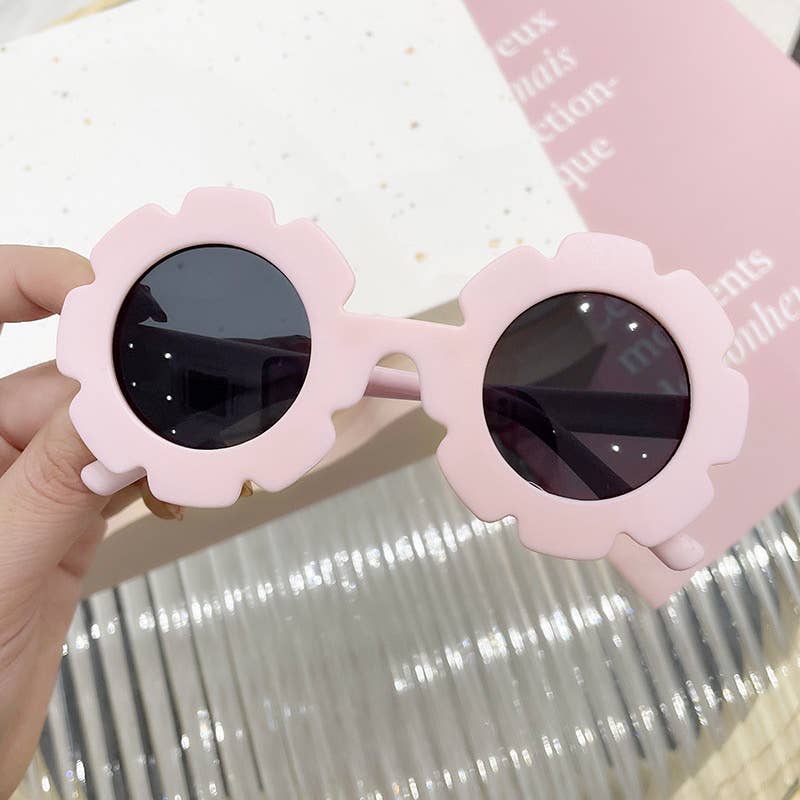 Baby/ Kids Sunglasses- Flower Pink