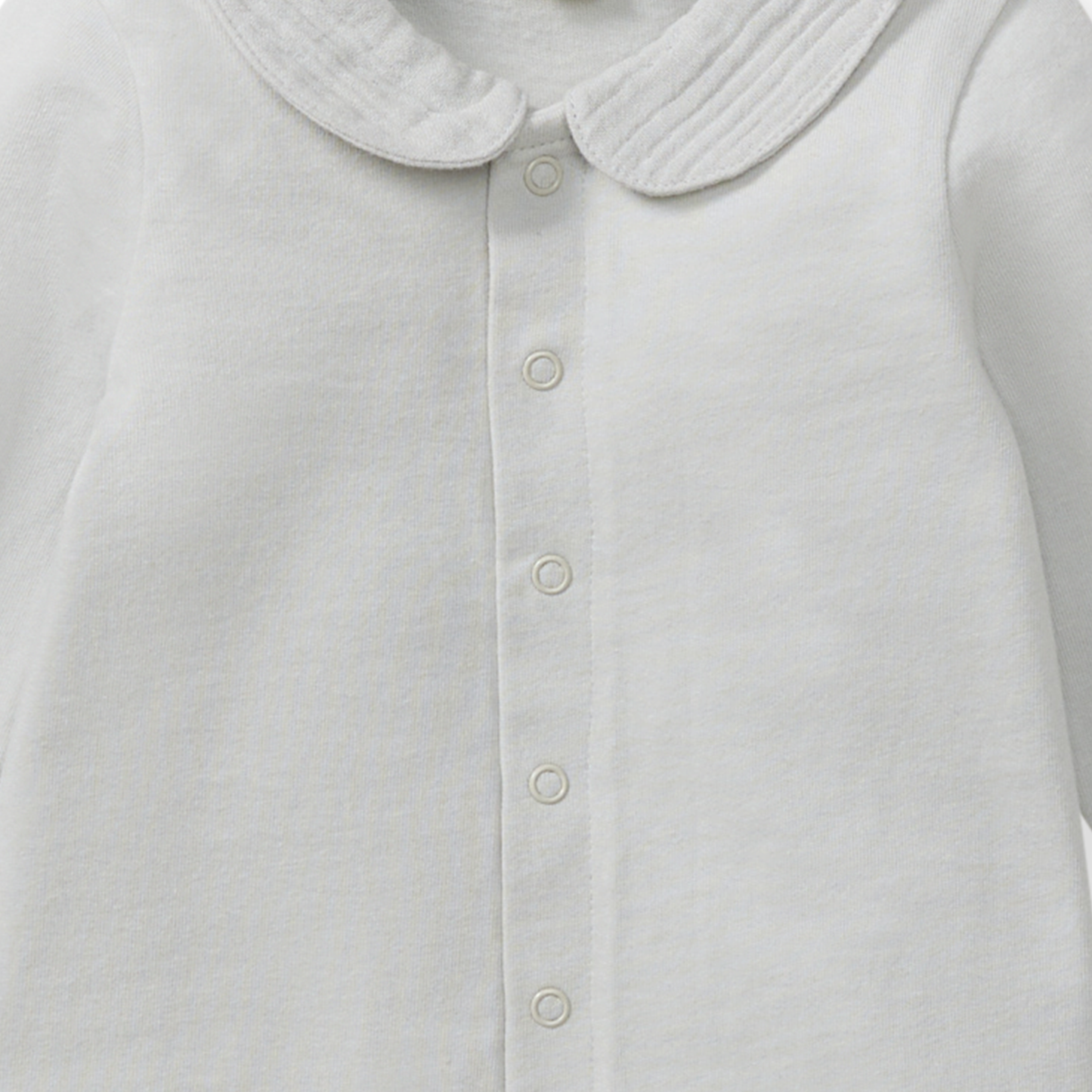 Muslin Collar Infant Boy Jumpsuit