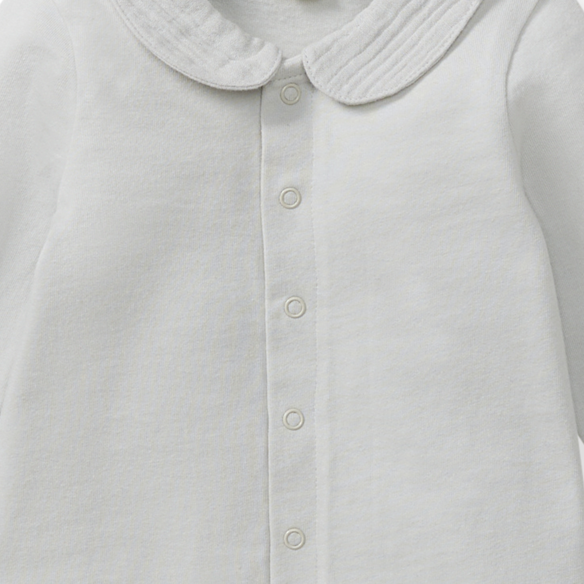 Muslin Collar Infant Boy Jumpsuit