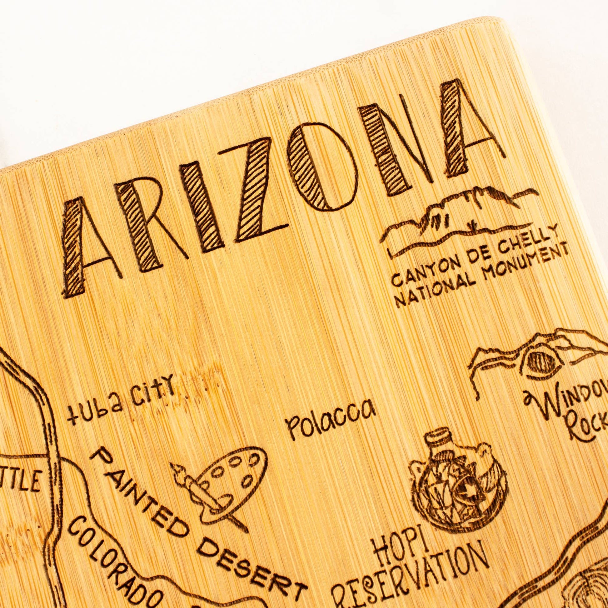 Destination Arizona State-Shaped Serving & Cutting Board Housewares (kitchen)
