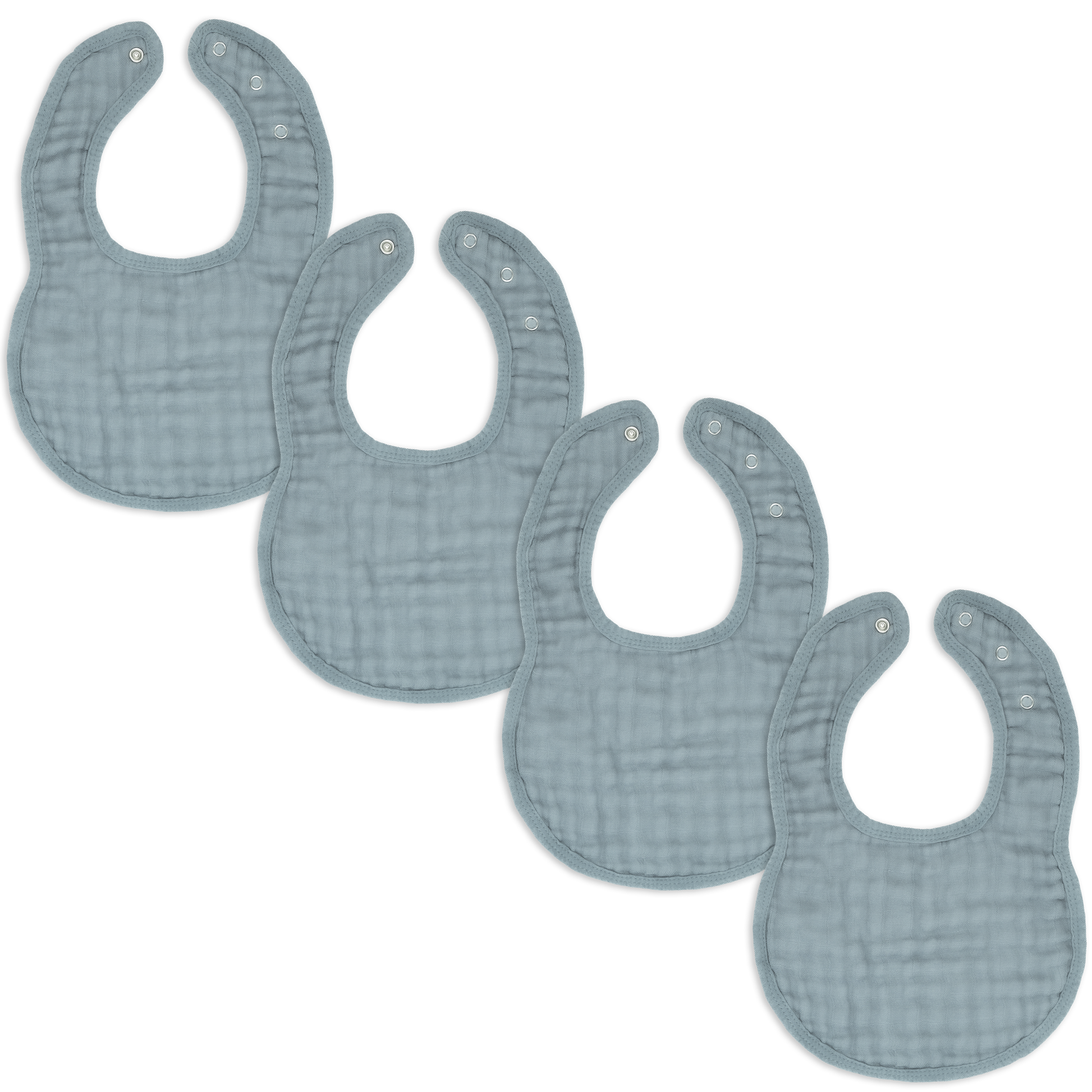 Muslin Cotton Baby Bibs Adjustable Size by Comfy Cubs