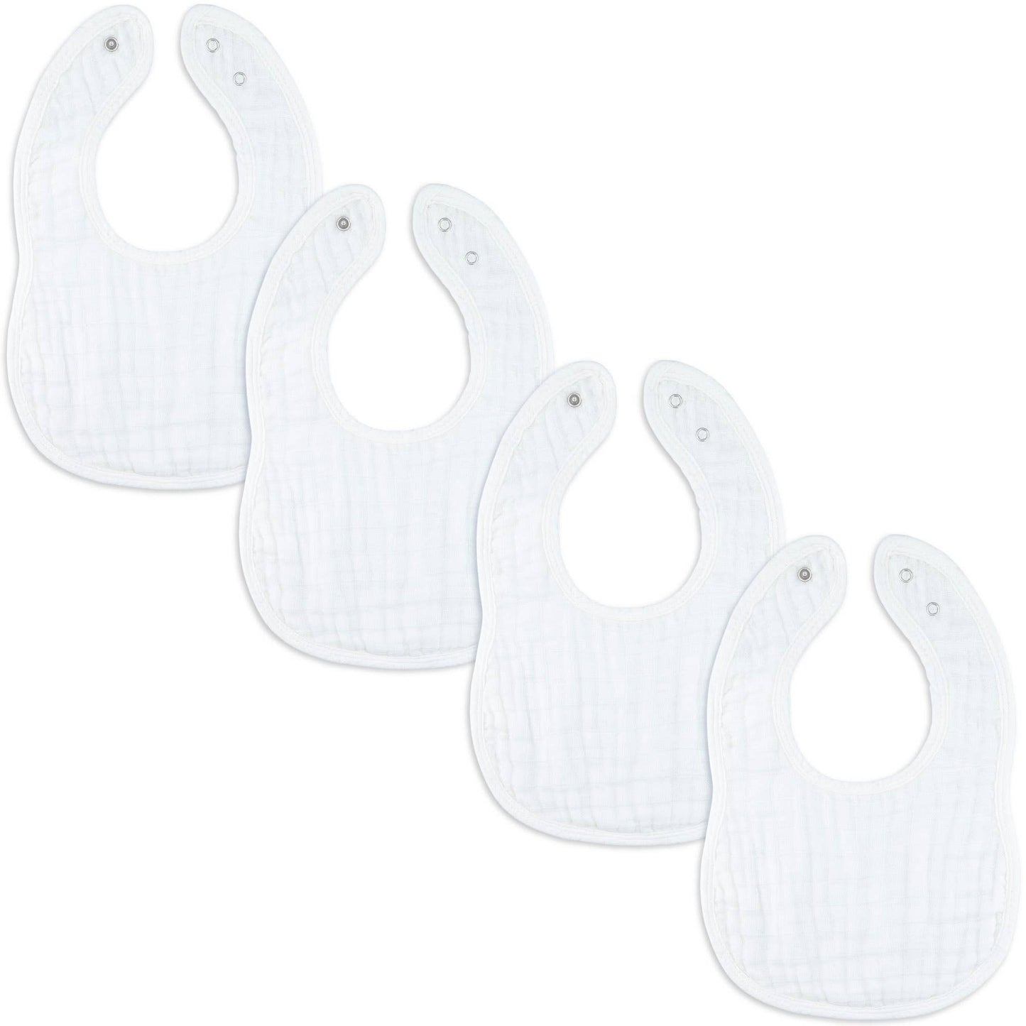 Muslin Cotton Baby Bibs Adjustable Size by Comfy Cubs