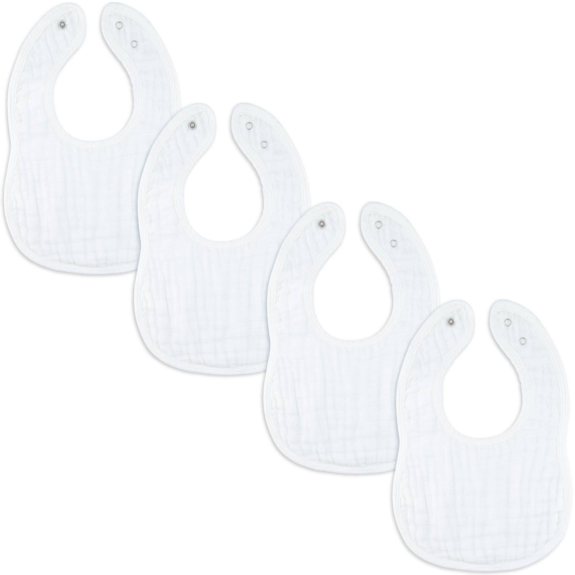 Muslin Cotton Baby Bibs Adjustable Size by Comfy Cubs