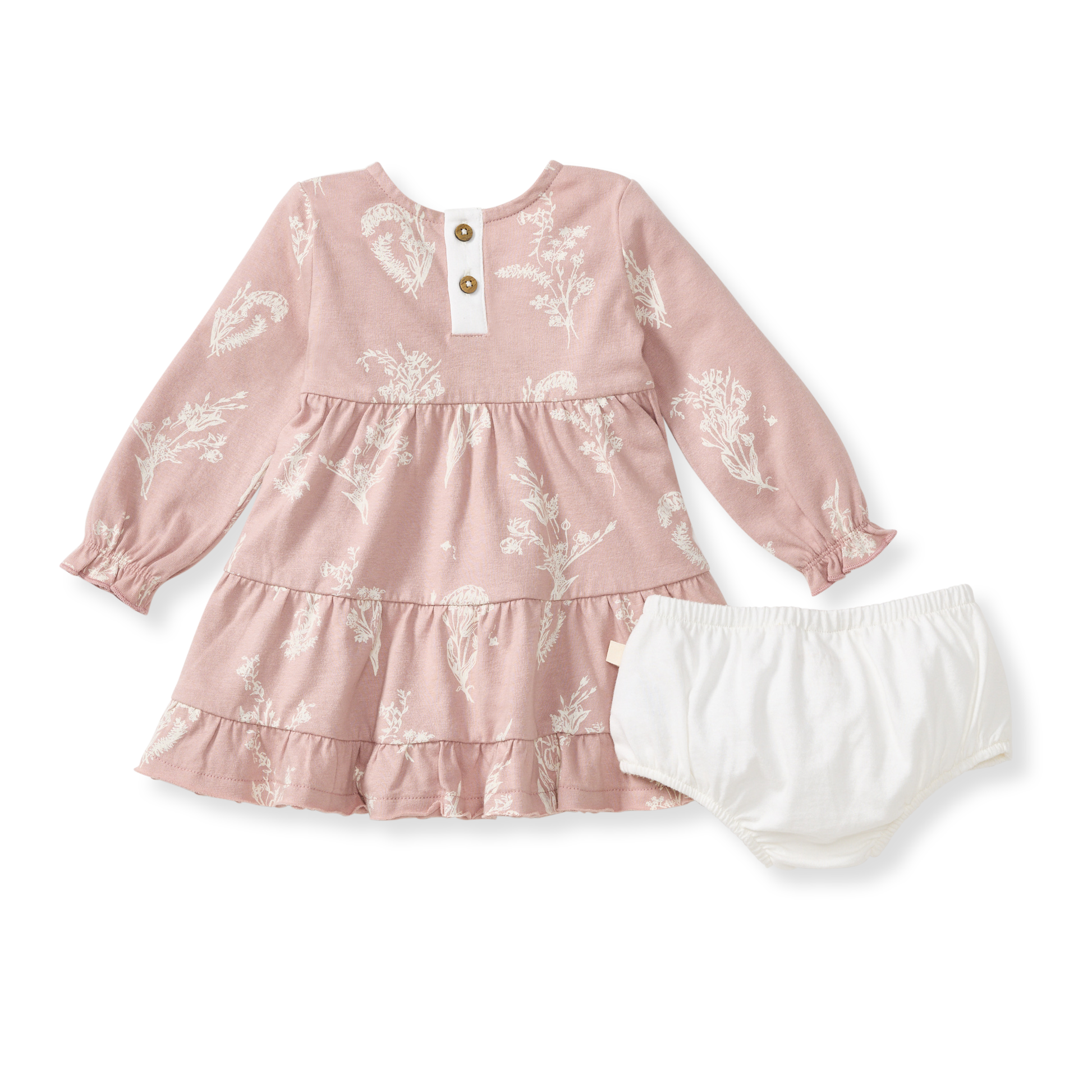 Little Wild Flower Dress & Diaper Cover