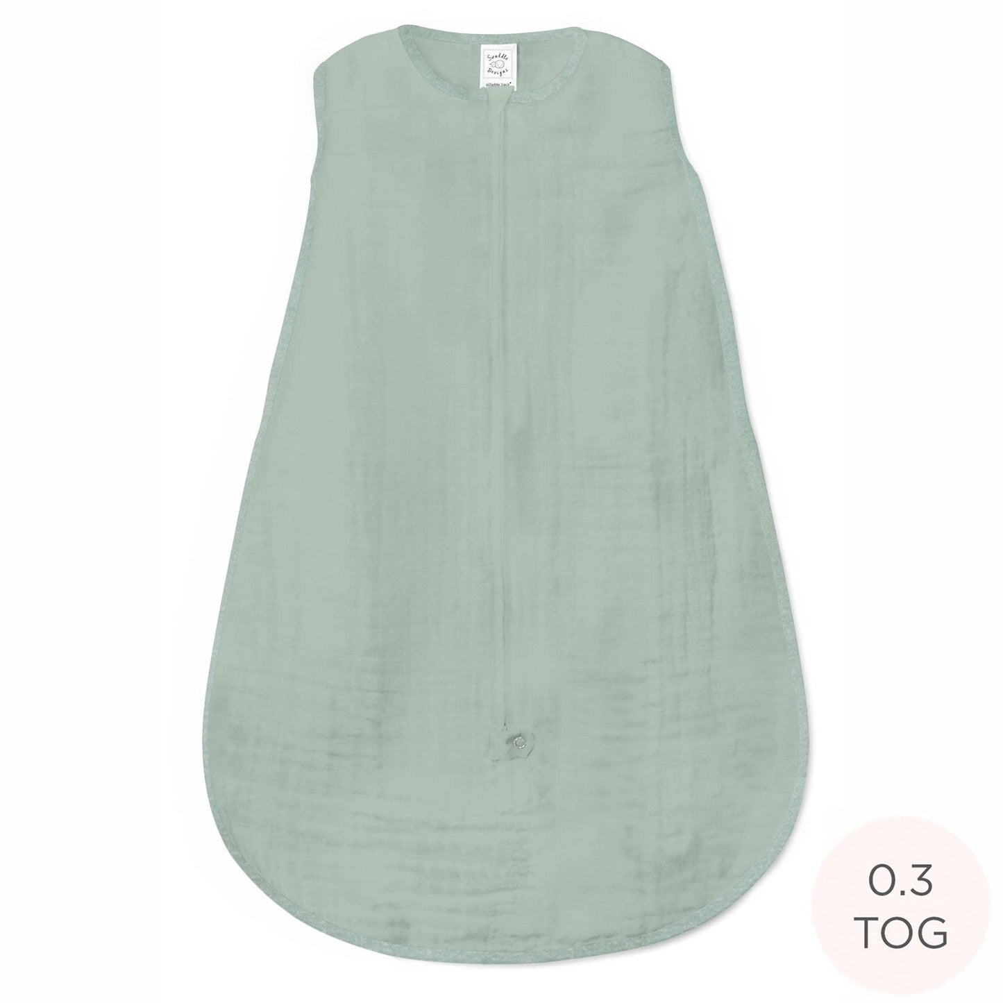 Muslin Non-Weighted zzZipMe Sack - Jadeite