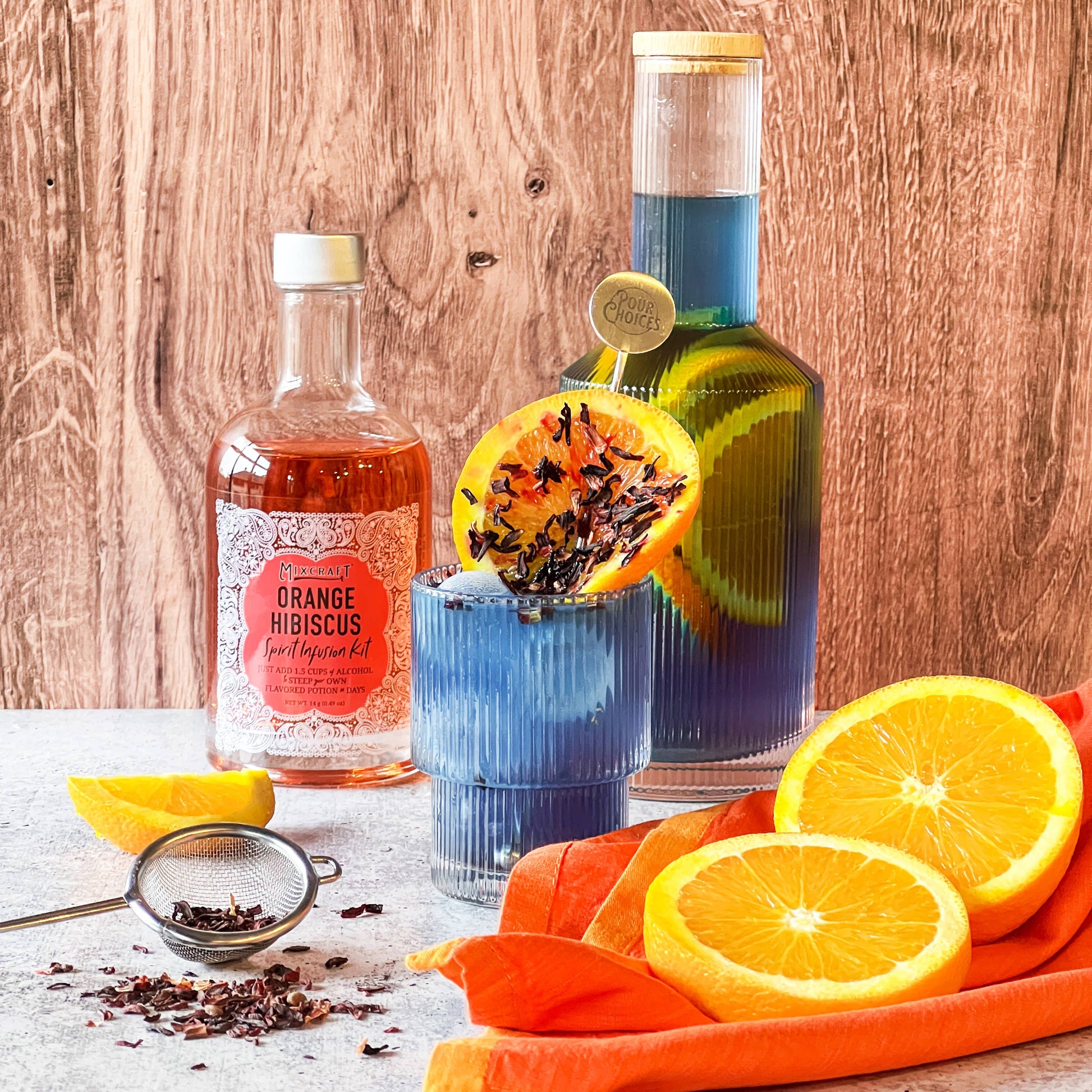 Orange Hibiscus Spirit Infusion Kit