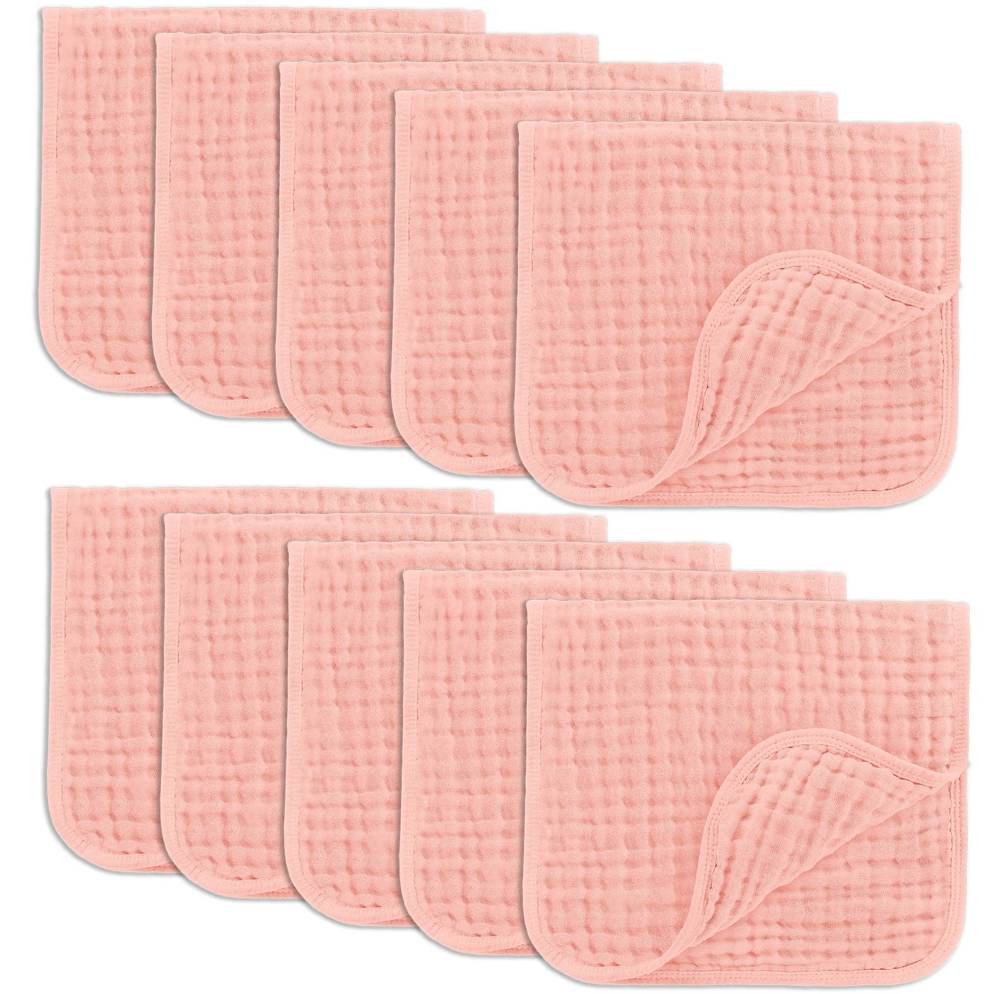 Baby Burp Cloths - 100% Muslin Cotton by Comfy Cubs