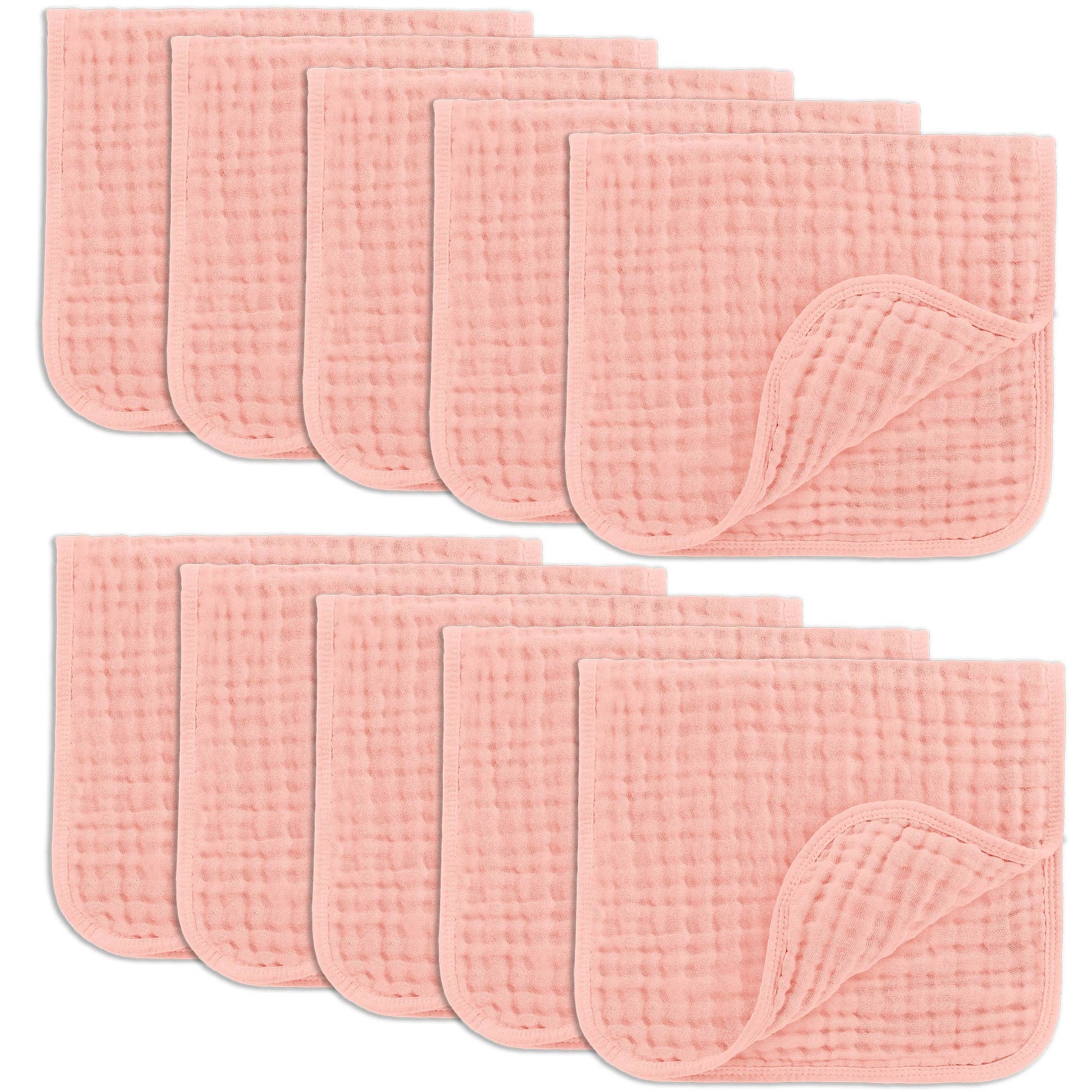 Baby Burp Cloths - 100% Muslin Cotton by Comfy Cubs