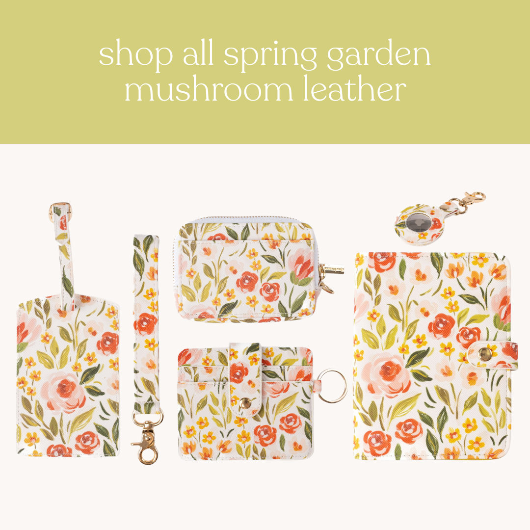 Spring Garden Wristlet Keychain