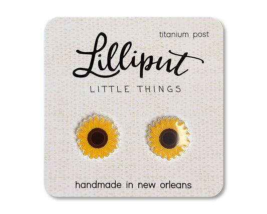 Sunflower Earrings Jewelry