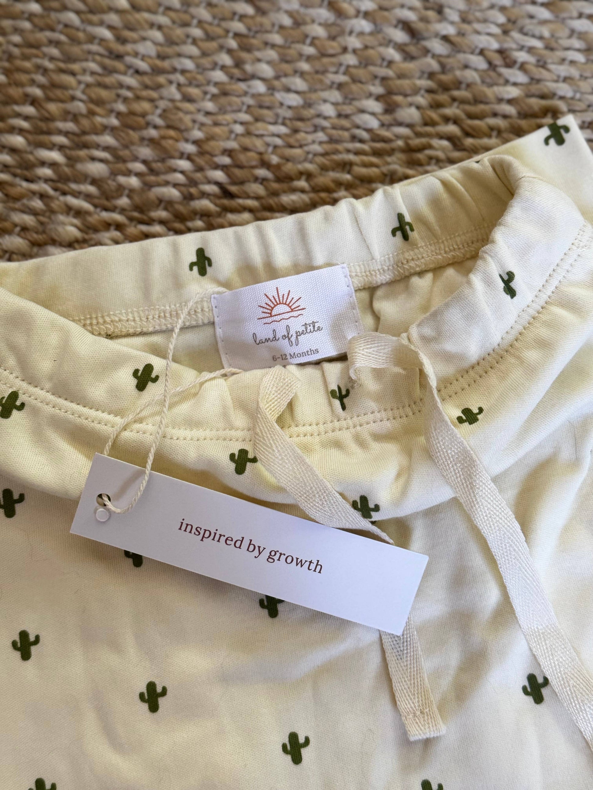 Unisex Drawstring Pants- Cactus (branded)