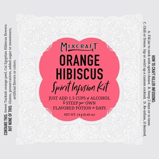 Orange Hibiscus Spirit Infusion Kit