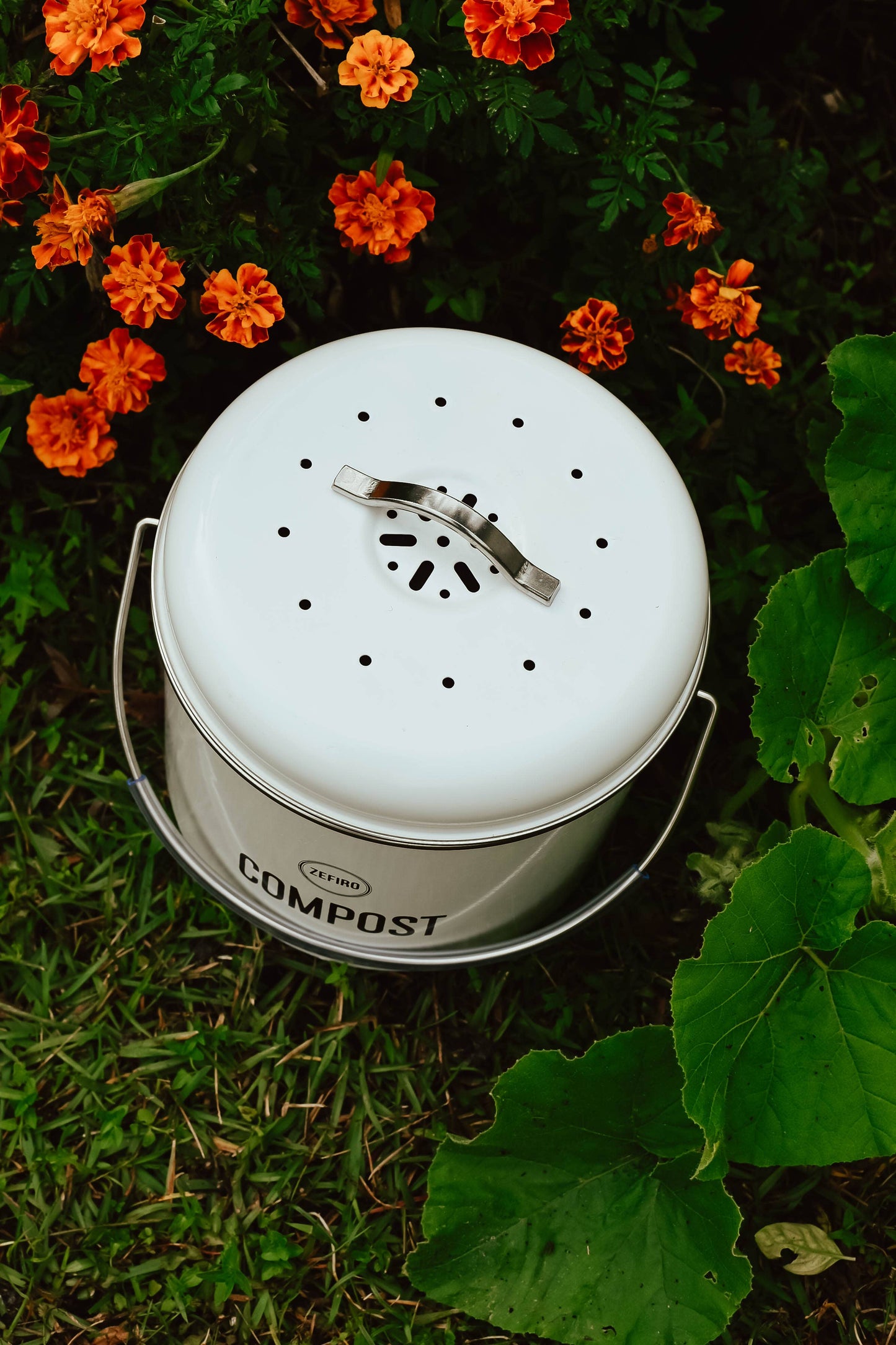 Compost Bin 0.8 Gallons - White
