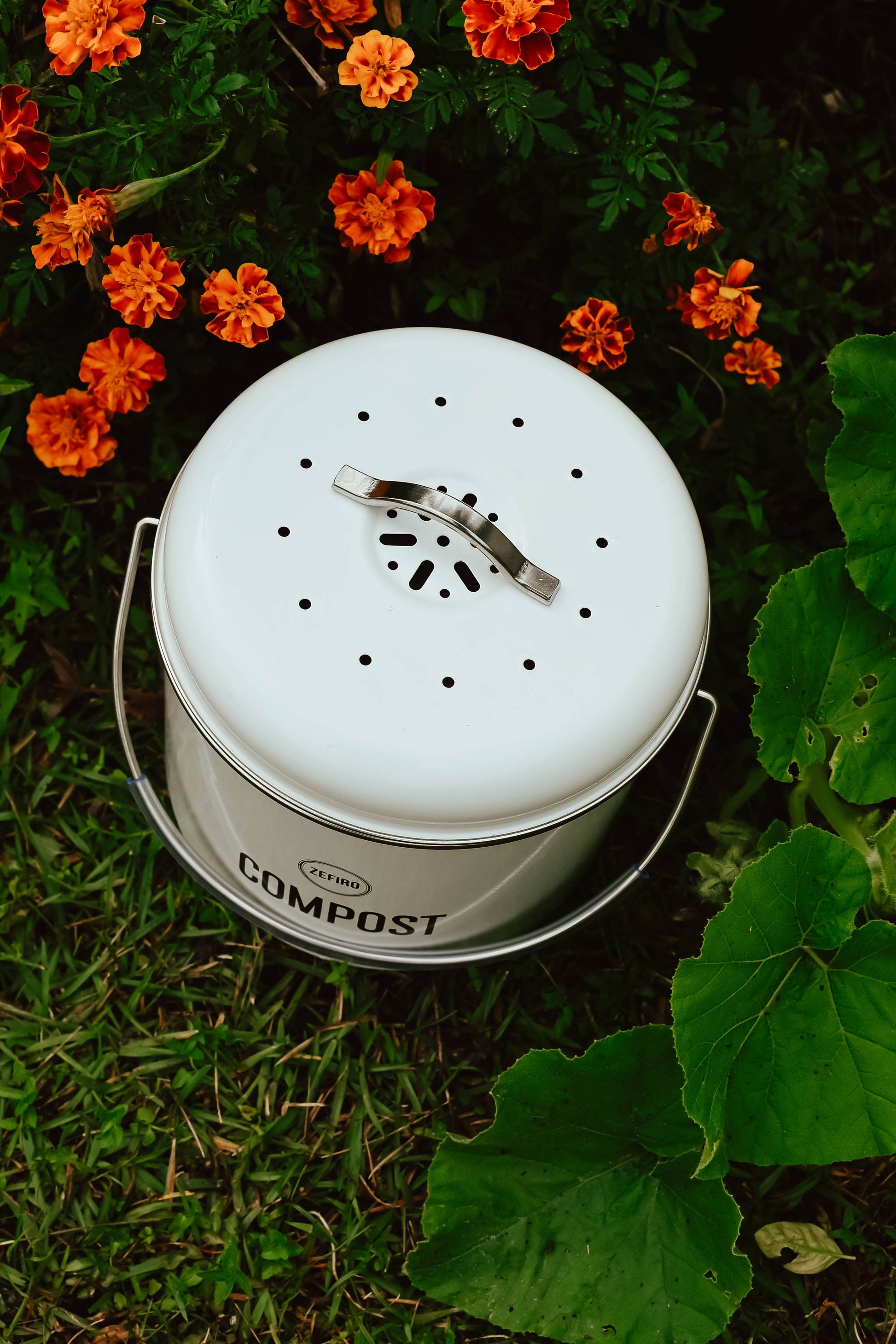Compost Bin 0.8 Gallons - White