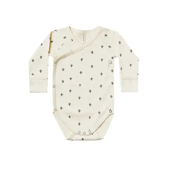 Unisex Long Sleeve Onesie- Cactus (branded)
