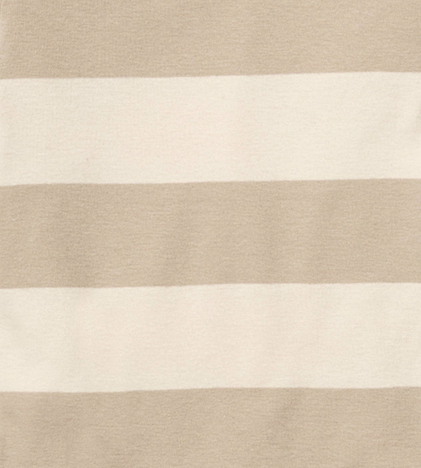 Mommy & Me Rugby Stripe Organic Cotton Sleep & Play - Oat