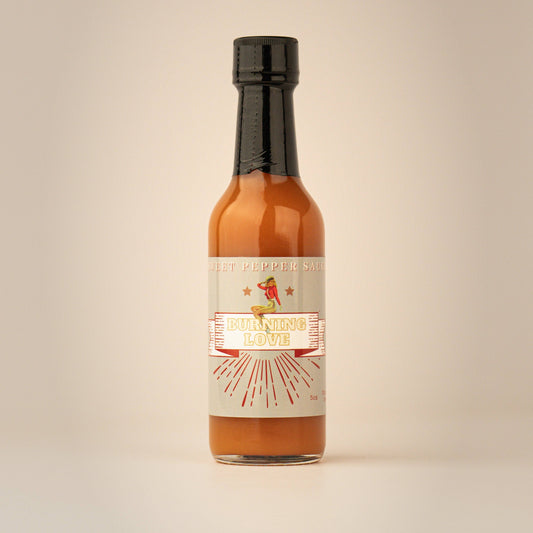 Lady May’s Sweet Heat Sauce – Sweet & Spicy Blend – Handcrafted Chili Sauce – Restaurant Recipe, Small Batch – 6oz Glass Bottle