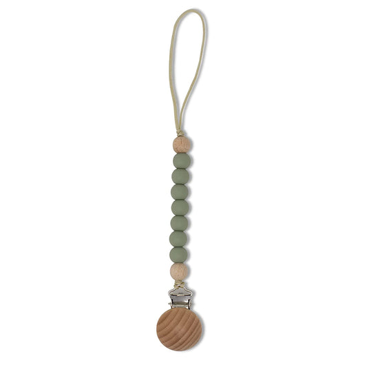 Pacifier Clip- Sage