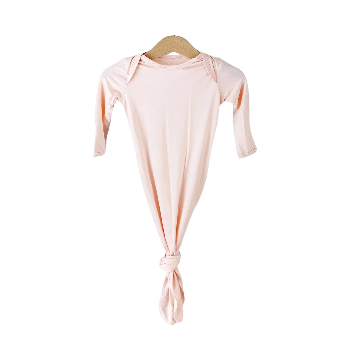 Blush Pink Bamboo Knotted Gown 0-3 Months