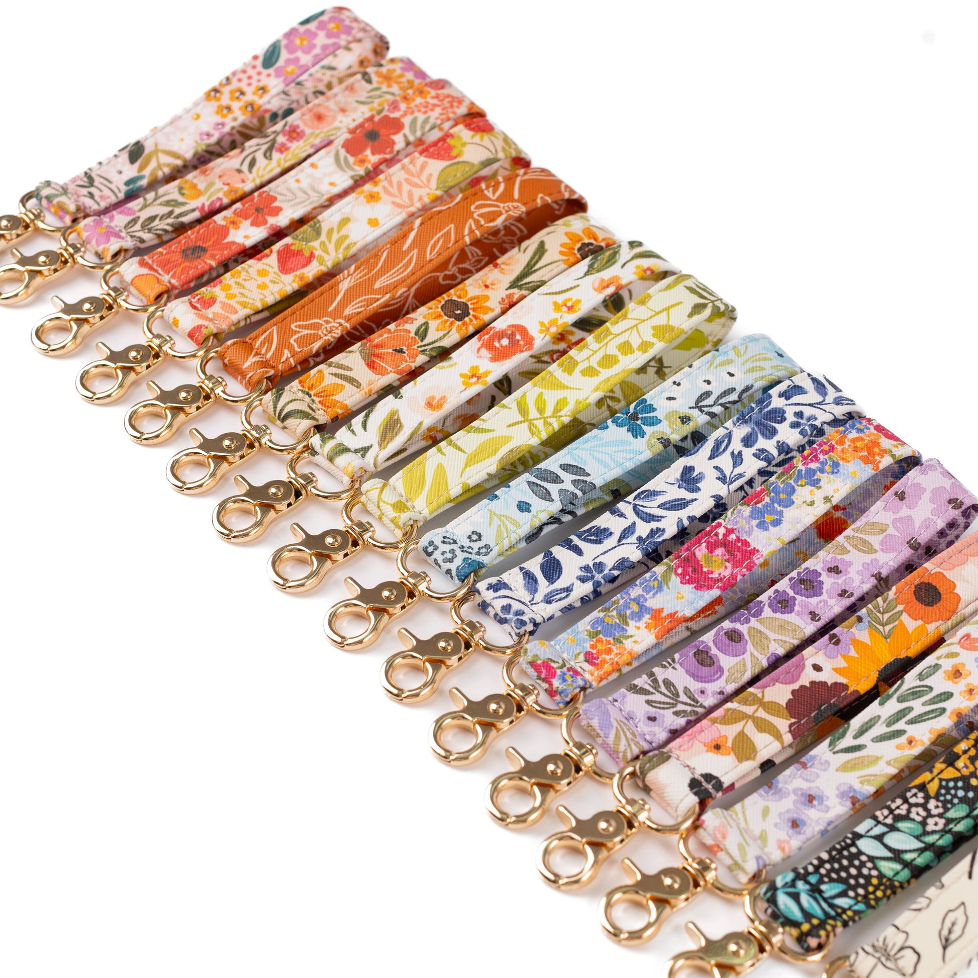 Strawberry Patch Wristlet Keychain