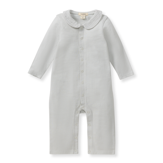 Muslin Collar Infant Boy Jumpsuit
