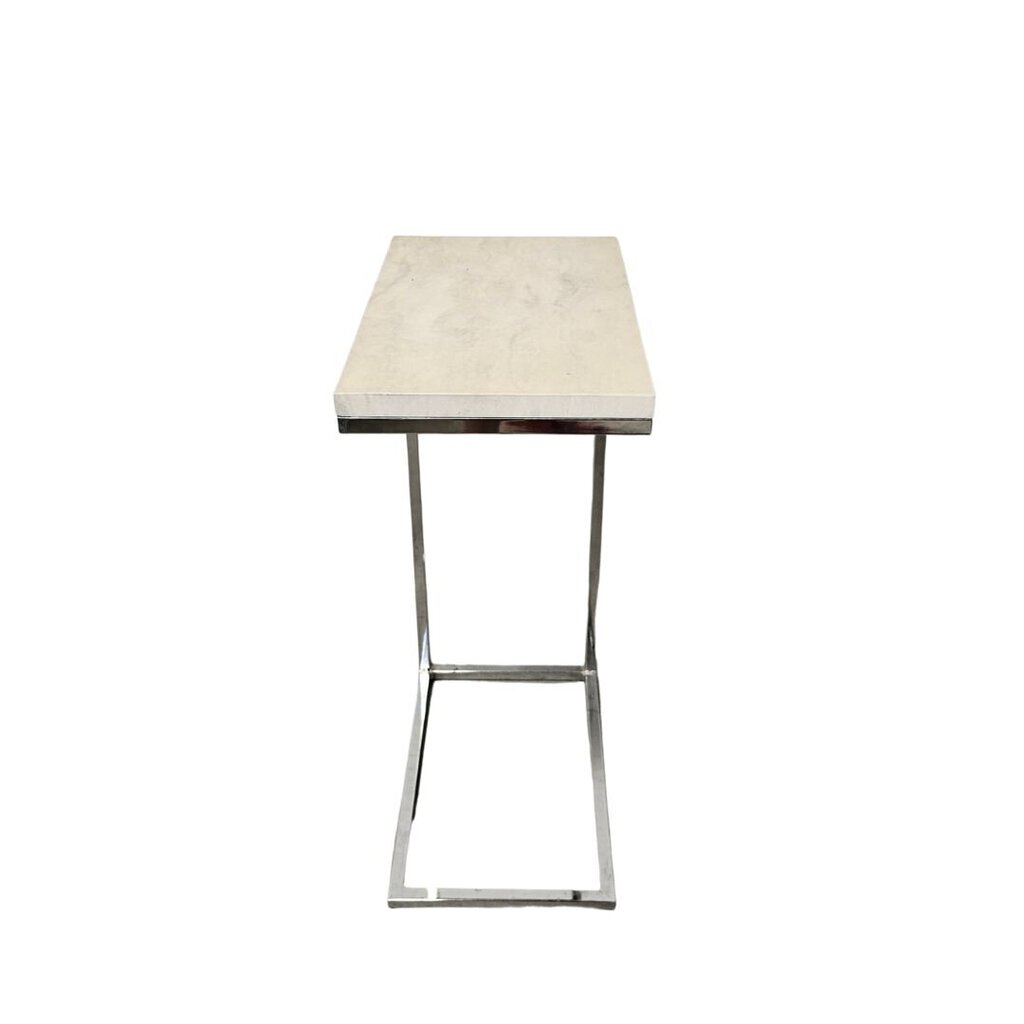 "C" Faux Marble Side #Table