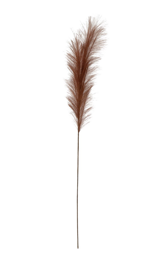 48"H Faux Pampas Grass Plume | Mulberry