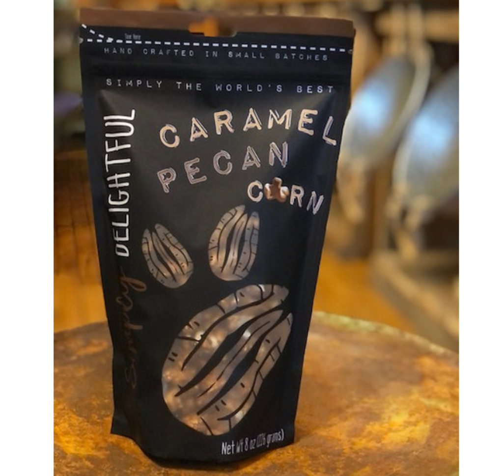 Simply Delightful Caramel Pecan Popcorn