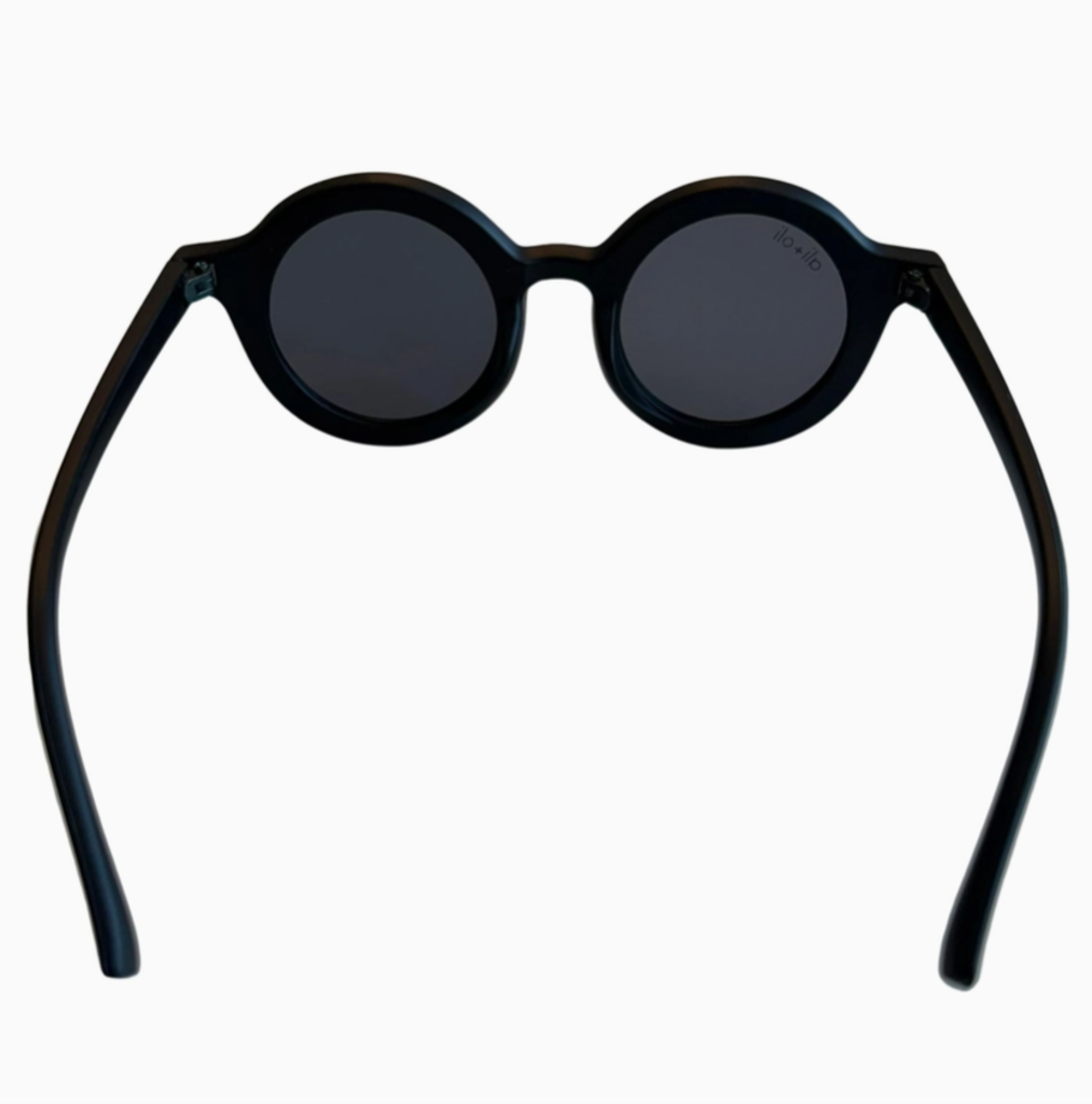 Kids Sunglasses Round (Black)